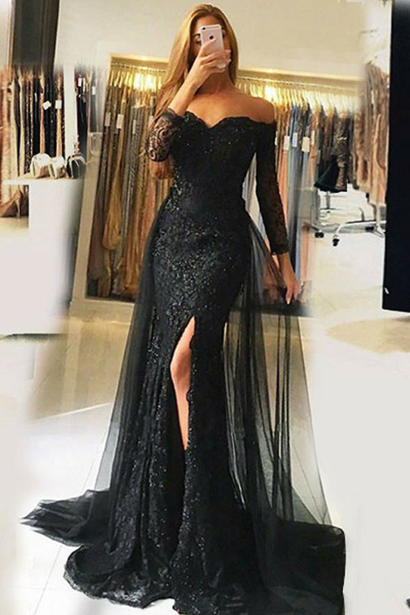 black lace dresses